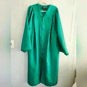 Balfour Green Graduation Gown Size 51 (5'6"- 5'8") EUC